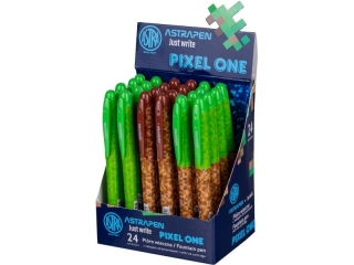 Pi�ro wieczne m�odzie�owe ASTRAPEN Pixel One - 24 szt. display [opakowanie=24szt] (CEN+2%)