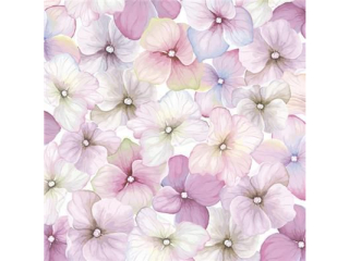 Serwetki POL-MAK SD_OG_025001 Daisy Lunch Pink Hydrangea Pattern
