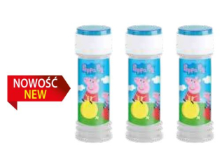 Ba�ki mydlane 60 ml PEPPA PIG - 16 szt. display [opakowanie=16szt]