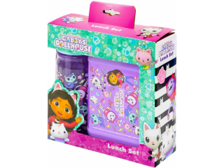 Zestaw prezentowy Bidon + �niadani�wka GABBYS DOLLHOUSE [opakowanie=12szt]