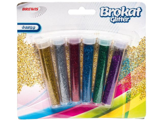 Brokat sypki rozmiar: 3g x 6 ilo��: 6 szt kolor: mix