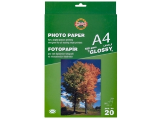 Papier fotograficzny KOH-I-NOOR b�yszcz�cy A4 20k. 150g