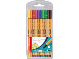 Cienkopis STABILO point 88 etui 10 szt. 8810 [opakowanie=10szt]