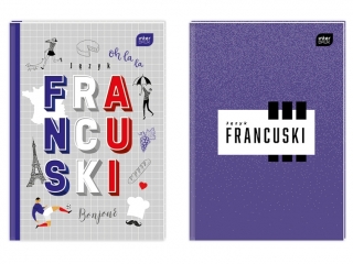 Brulion A5 80k. INTERDRUK j�zyk francuski kratka