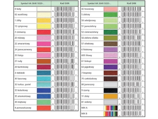 Bibu�a marszczona HAPPY COLOR - nr.24 jasnoczerwony (10szt)