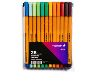 Cienkopis RYSTOR RC-04 etui 25 kolor�w