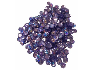 Cekiny PAULA 6mm - hologram fiolet