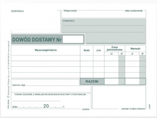 Druk 315-5 Dow�d dostawy A6