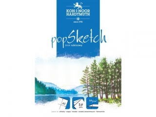 Blok szkicowy A4 50k. KOH-I-NOOR Pop sketch 100g