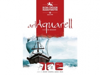 Blok akwarelowy A4 10k. KOH-I-NOOR Art aquarell 300g