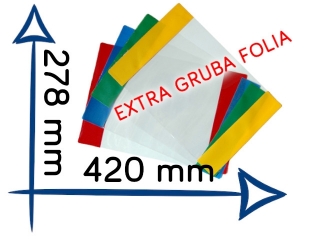 OK-29 Ok�adka Nasza Szko�a EXTRA gruba folia 278x420 mm