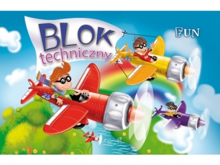 Blok A4 10k. KRESKA Fun 170g