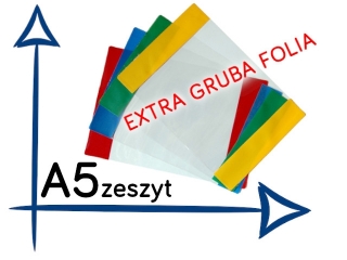 OK-1 Ok�adki na zeszyt A5 EXTRA gruba folia
