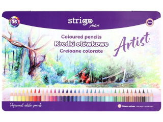 Kredki o��wkowe STRIGO Artist 36 kolor�w