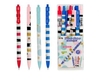D�ugopis �elowy M&G Dots x Stripes, 0.5mm, niebieski