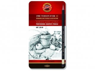 Komplet o��wk�w grafitowych KOH-I-NOOR Toison D'or 12szt