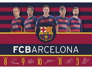 Podk�ad oklejany ASTRA FC-119 FC BARCELONA BARCA FAN 4