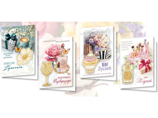 Kartki  TOP B6  BOGH z wyci�ciem Serdeczne �yczenia