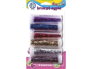 Brokat sypki ASTRA 7g x 6 kolor�w, blister
