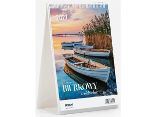Kalendarz 2027 Biurkowy Pionowy Tr�jdzielny A5 #3155