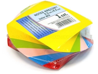 Notes kr�cony 8,5x8,5 kolor.mix