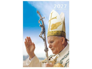 Kalendarz 2027 �cienny A4 Papieski #7630
