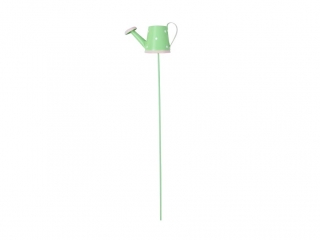 Konewka na piku metal 29cm zielona