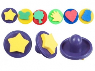 Piecz�tki z pianki 5,5cm/6 szt. (EVA)