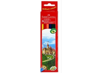 Kredki  6 kolor�w FABER-CASTELL Zamek