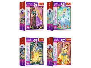 Puzzle  54 Mini TREFL Pi�kne Ksi�niczki