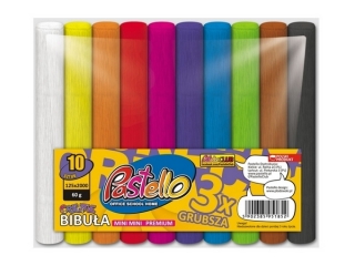 Bibu�a marszczona PASTELLO mini mini, 12x200cm PREMIUM