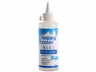 Klej do papieru PVA HAPPY COLOR butelka 100g