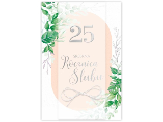 Kartka na Rocznic� �lubu KZK B6 LUX nr. 4 25 Srebrna Rocznica �lubu