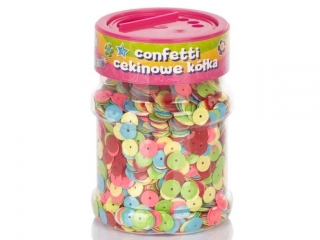 Confetti cekinowe k�ka ASTRA mix kolor�w intensywnych 100g  SUPER-HURT
