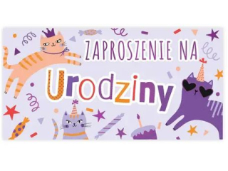 Zaproszenia KZK dla dzieci nr 79 10szt.