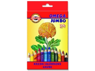 Kredki KOH-I-NOOR Omega Jumbo 12 kolor�w  SUPER-HURT