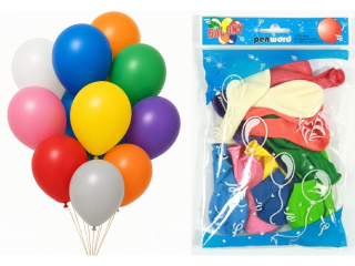 Balony PENWORD 10" 20szt. mix kolor�w standard
