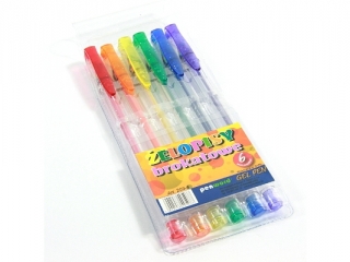 �elopis brokatowy PENWORD 6 kolor�w 203-6  SUPER-HURT