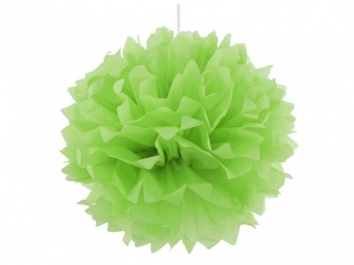 Pompon dekoracyjny pistacjowy, �r. 40 cm