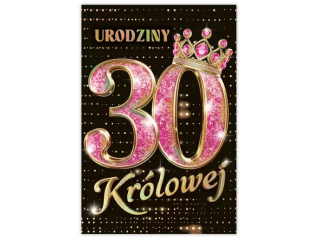 Kartka urodzinowa KZK B6 nr.35 - 30te Urodziny Kr�lowej