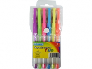 D�ugopisy �elowe fluo SCHEMAT 6 kolor�w