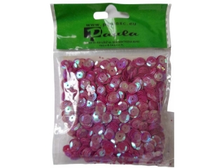 Cekiny PAULA 6mm - per�owy cyklamen