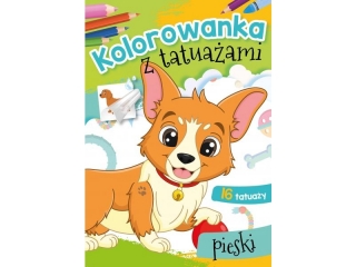 Kolorowanka SKRZAT z tatua�ami - Pieski