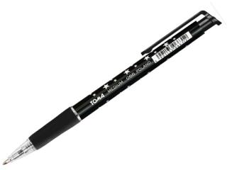 D�ugopis automatyczny TOMA w gwiazdki 1mm - CZARNY