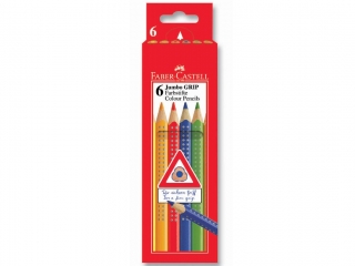 Kredki FABER-CASTELL Jumbo Grip 6 kolor�w
