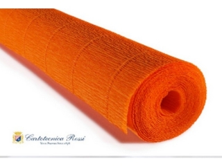 Krepina W�oska Cartotecnica Rossi 180g/m² 20E2 Mandarynka, 50cm x 250cm