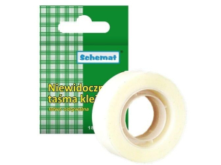 Niewidoczna ta�ma klej�ca SCHEMAT 18mm x 36yd �atwo odrywalna  SUPER-HURT