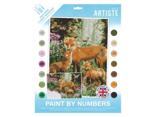 DU�Y ZESTAW DO MALOWANIA PO NUMERACH - ARTISTE - SECRET WOODLAND