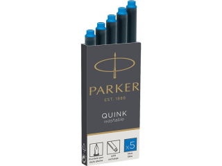 Naboje atramentowe d�ugie PARKER Quink 5szt. - granatowe