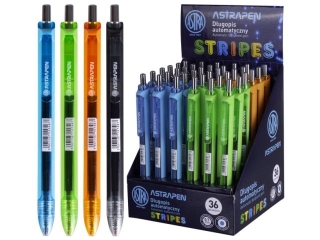 D�ugopis automatyczny ASTRA Pen Stripes, display
